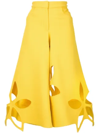Image result for ROSIE ASSOULIN cut-out floral culottes