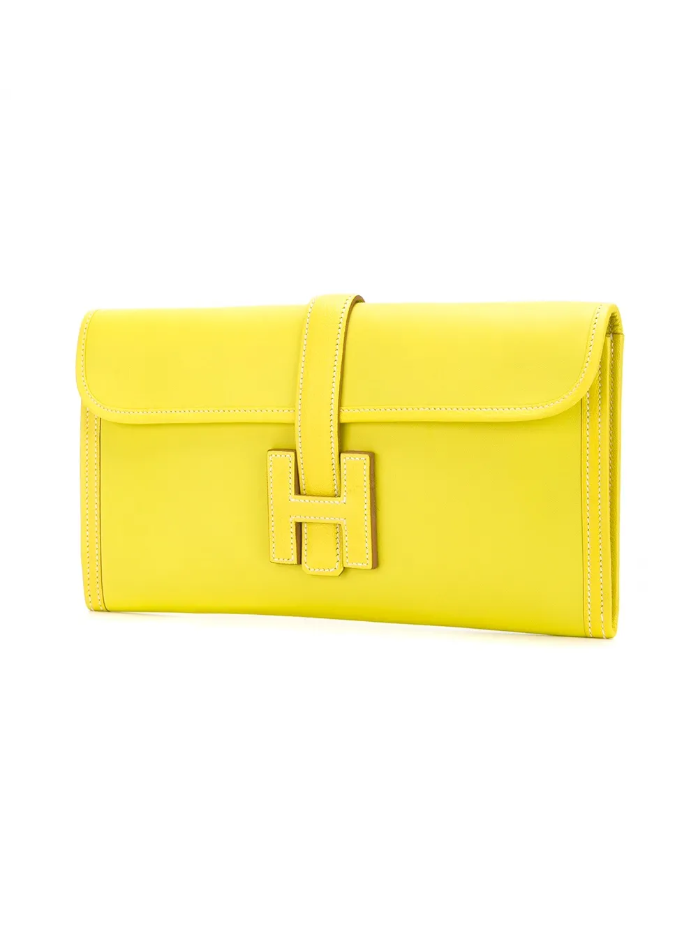 Hermès Embossed Logo Clutch Farfetch