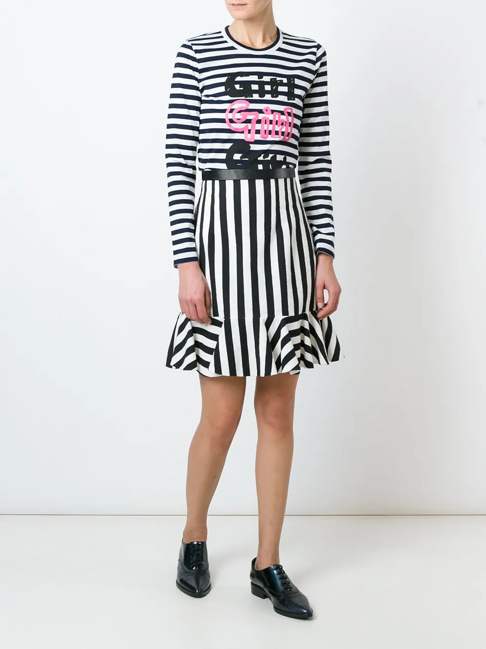  Comme Des Garçons Girl 'girl' T Shirt Mit Print   Weiß 