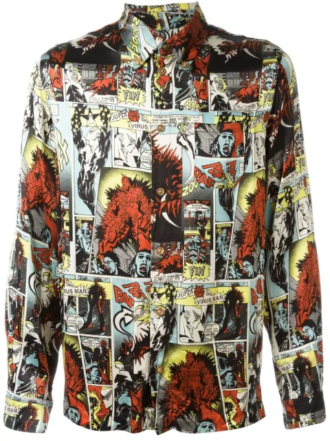 Jean Paul Gaultier Pre-Owned comic print shirt