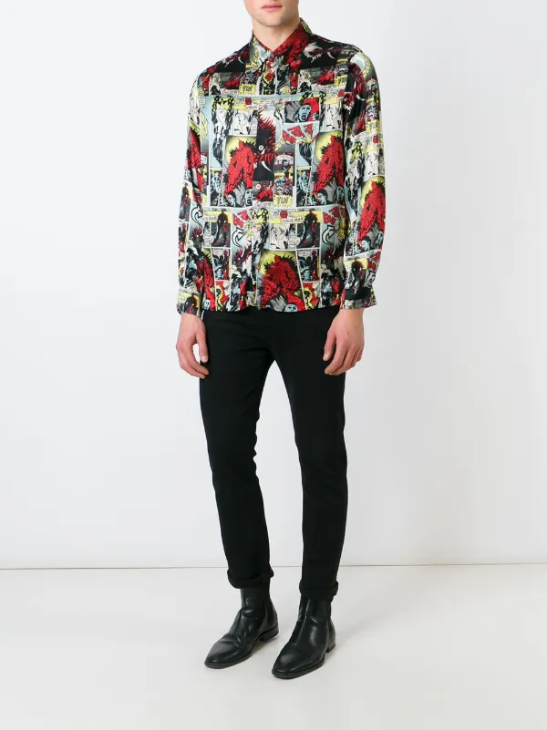 Jean Paul Gaultier Pre-Owned Comic Print Shirt | Multicolour