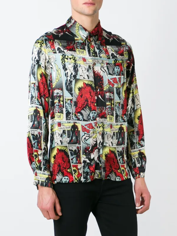 Jean Paul Gaultier Pre-Owned Comic Print Shirt | Multicolour