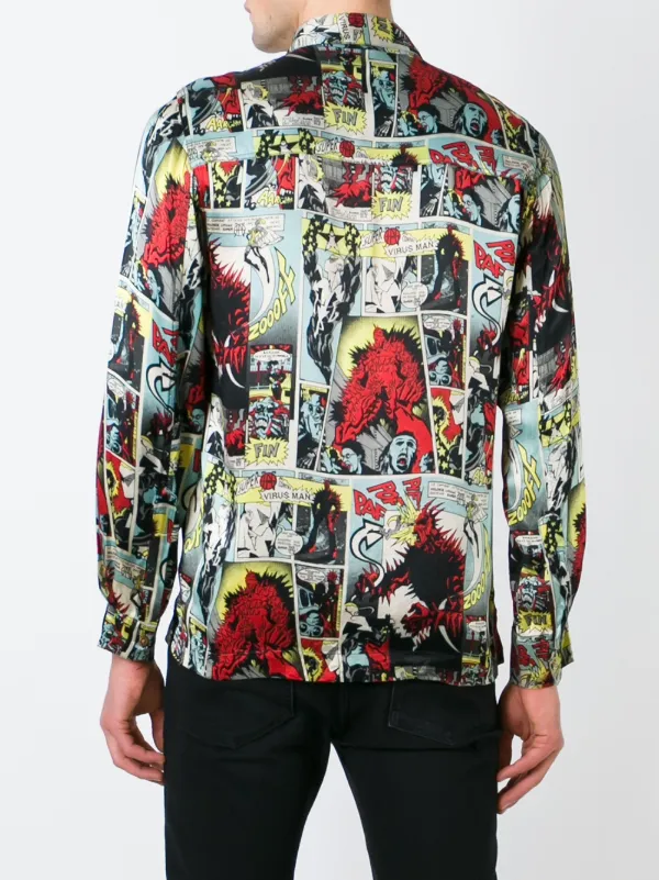 Jean Paul Gaultier Pre-Owned Comic Print Shirt | Multicolour
