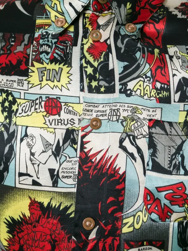Jean Paul Gaultier Pre-Owned Comic Print Shirt | Multicolour