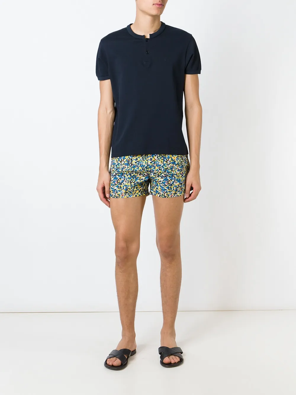 Fendi Short De Bain à Imprimé Abstrait Farfetch