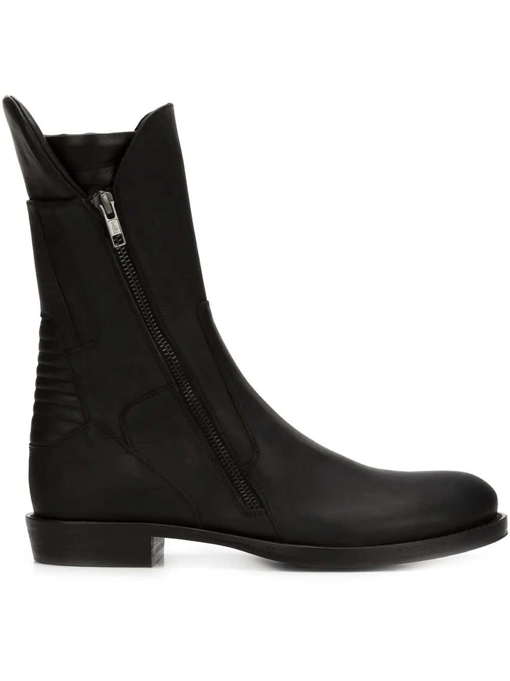 ann demeulemeester double zip ankle boots