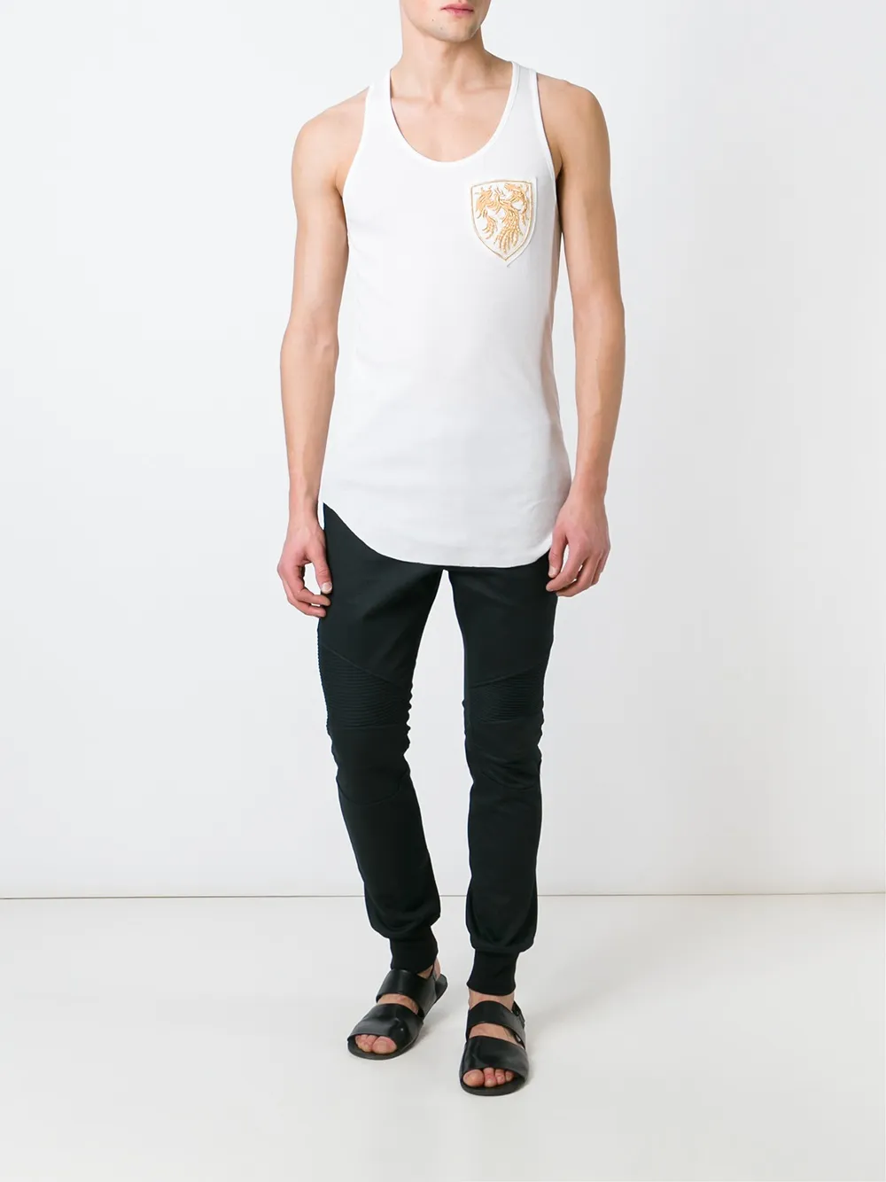 Balmain insignia vest Wit