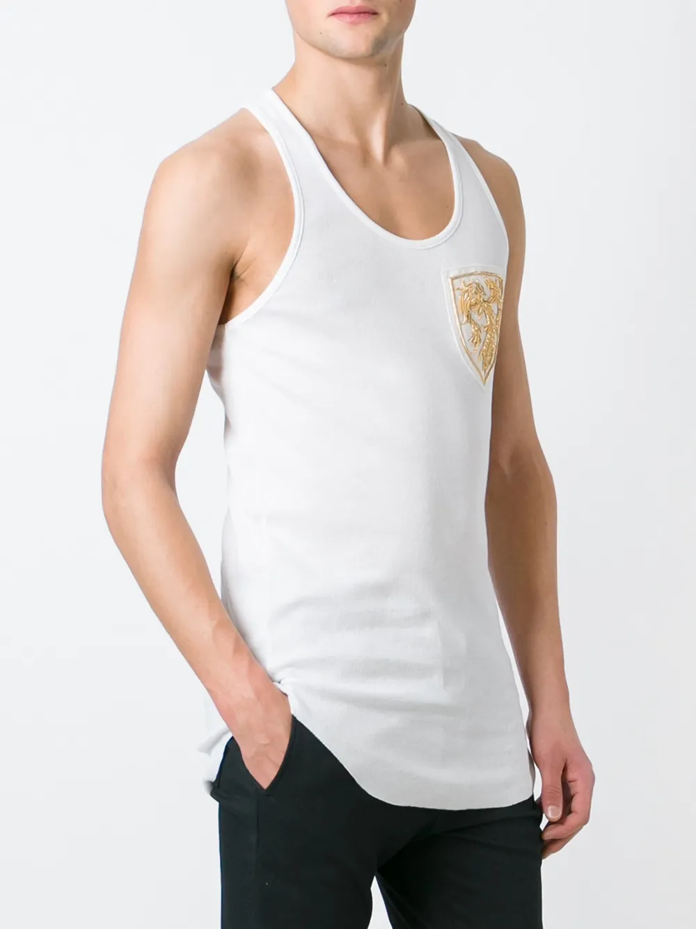 Balmain insignia vest Wit