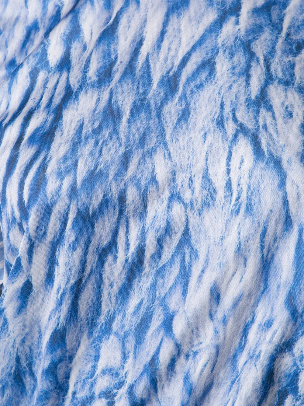 Comme Des Garçons abstract print blouse Blauw