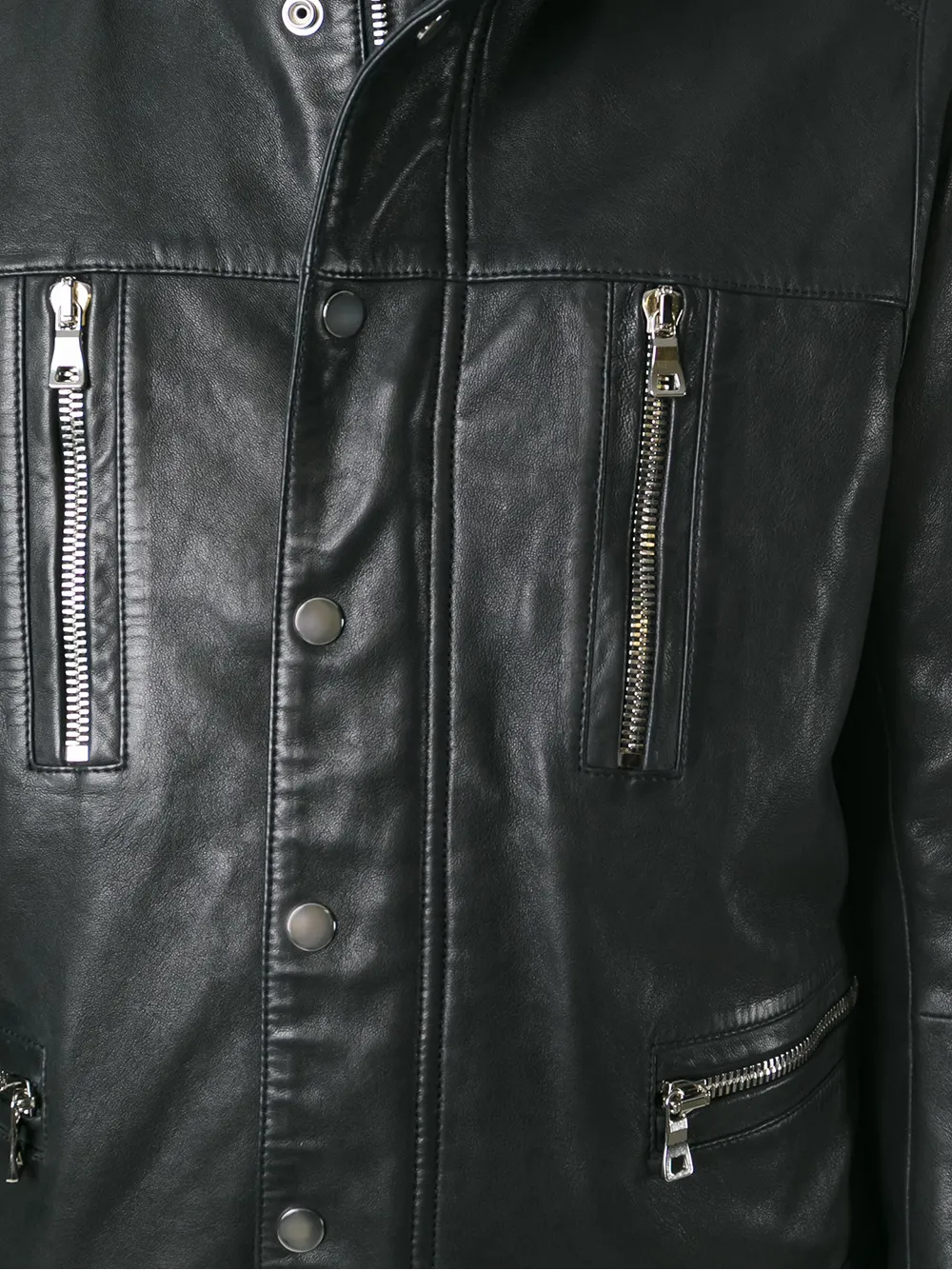 Balmain belted waist jacket Zwart