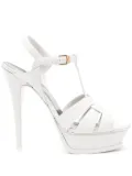 Saint Laurent 105mm Tribute sandals - White