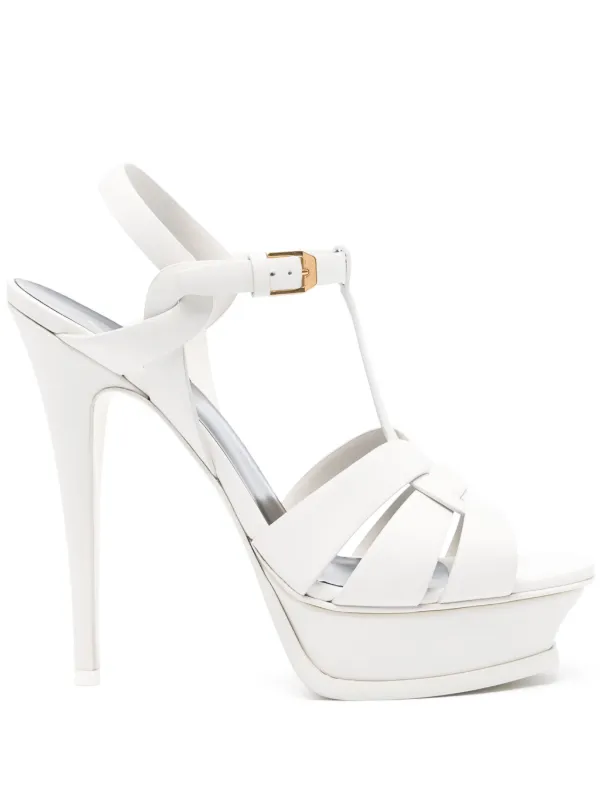【関税＆送料込み】Saint Laurent 105Mm Tribute Sandals Saint Laurent Tribute Leather 105mm Platform Sandals
