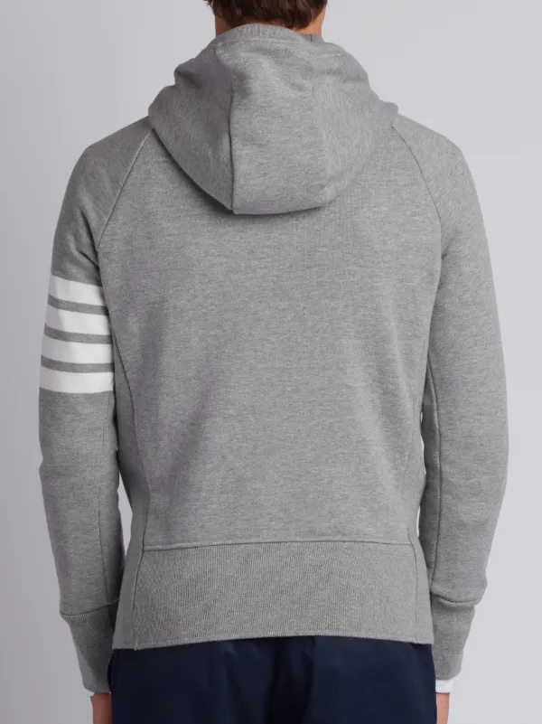 Full Zip Hoodie With Engineered 4-Bar Stripe