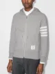 Image 2 of Thom Browne Engineered 4-Bar Zip-Up Jersey Hoodie