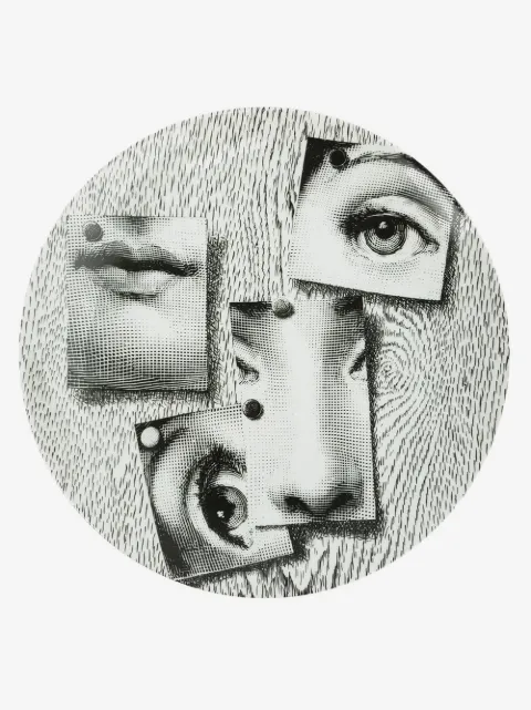Fornasetti pinned photo print plate