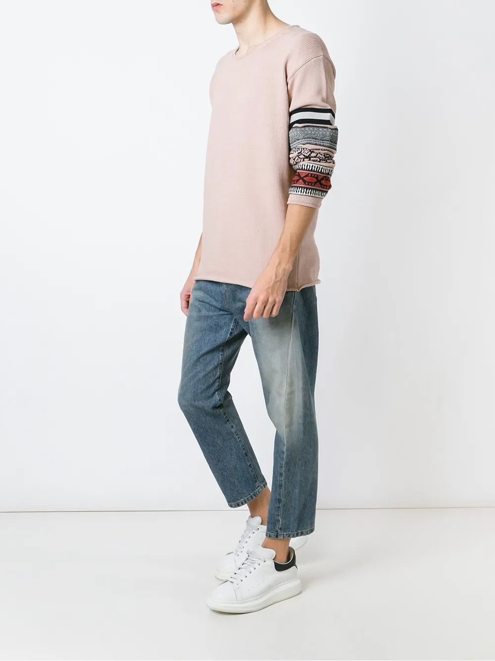 Balmain cropped jeans Blauw