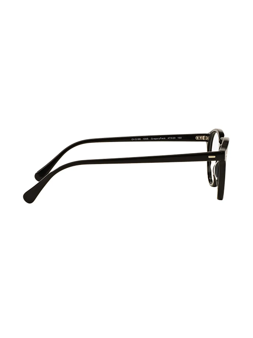 Oliver Peoples Gregory Peck Glasses | Black | FARFETCH RO