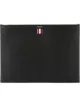 Immagine 1 di Thom Browne Custodia per pc grande (39x28cm) in pelle