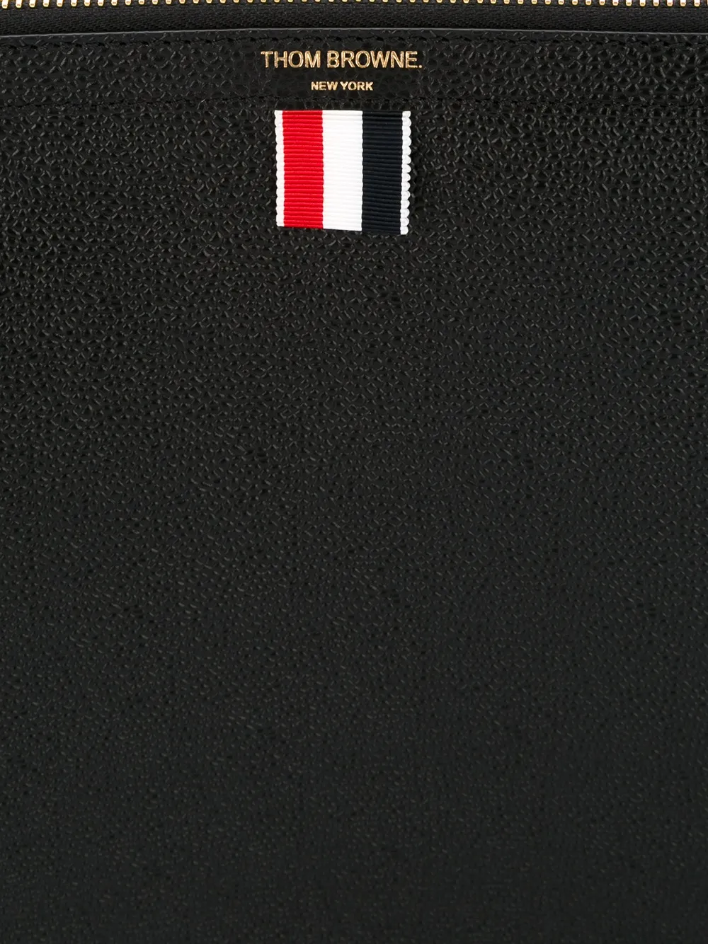 THOM BROWN ポーチ Thom Browne Large Zipper Laptop Holder | Black | FARFETCH HK