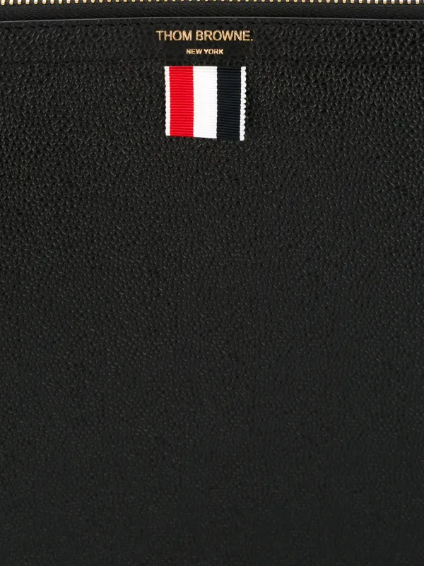 Thom Browne Large Zipper Laptop Holder | Black | FARFETCH HK