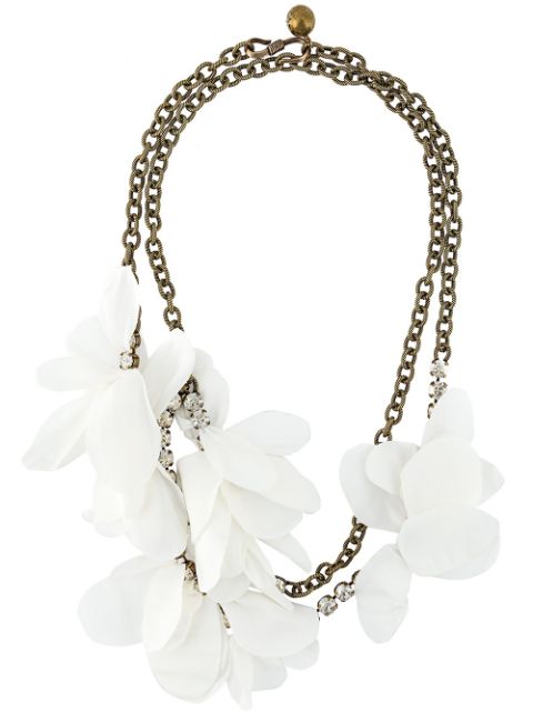 Lanvin Floral Detail Necklace - Farfetch