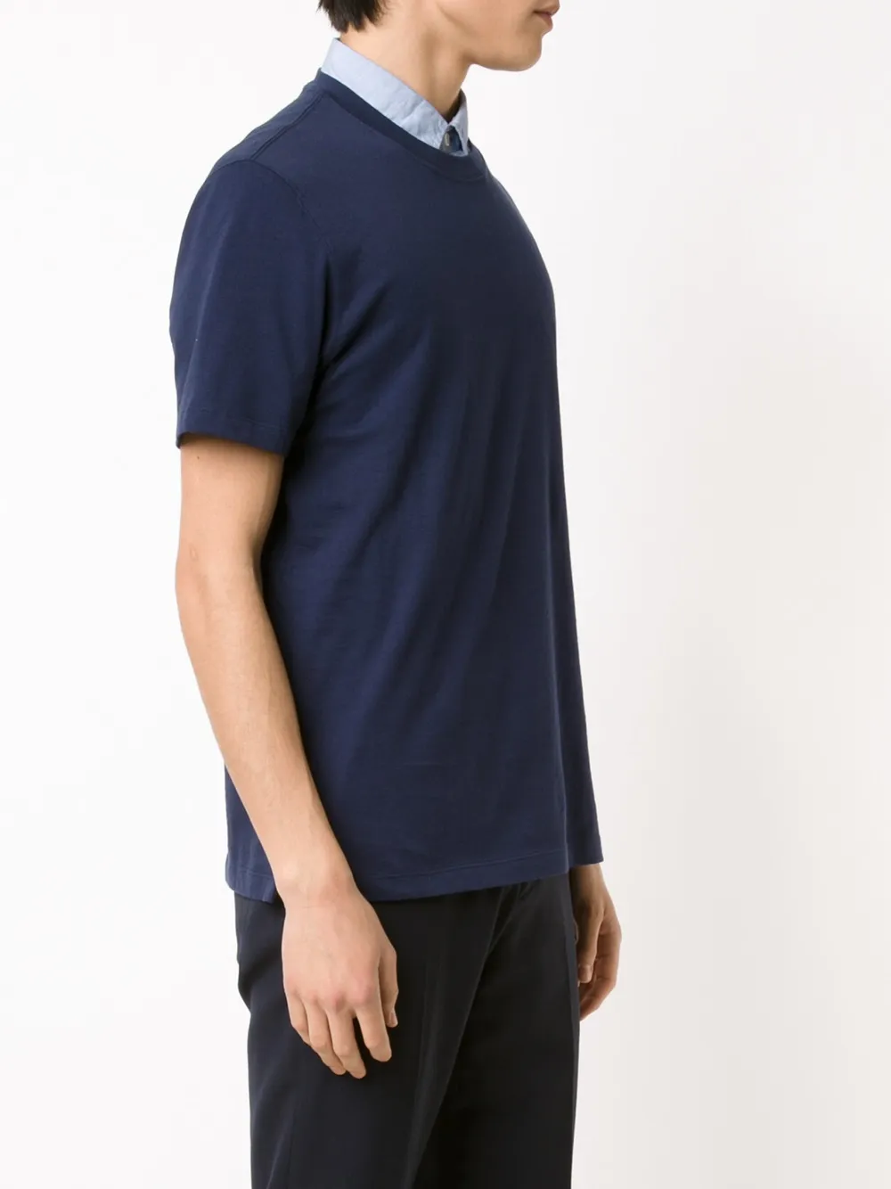 Brunello Cucinelli Crew Neck T-shirt In Blue
