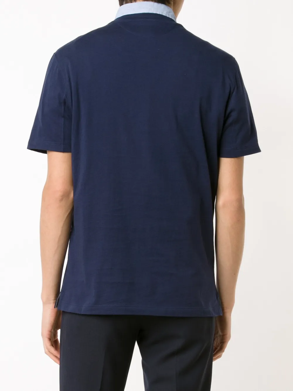 Brunello Cucinelli Crew Neck T-shirt In Blue