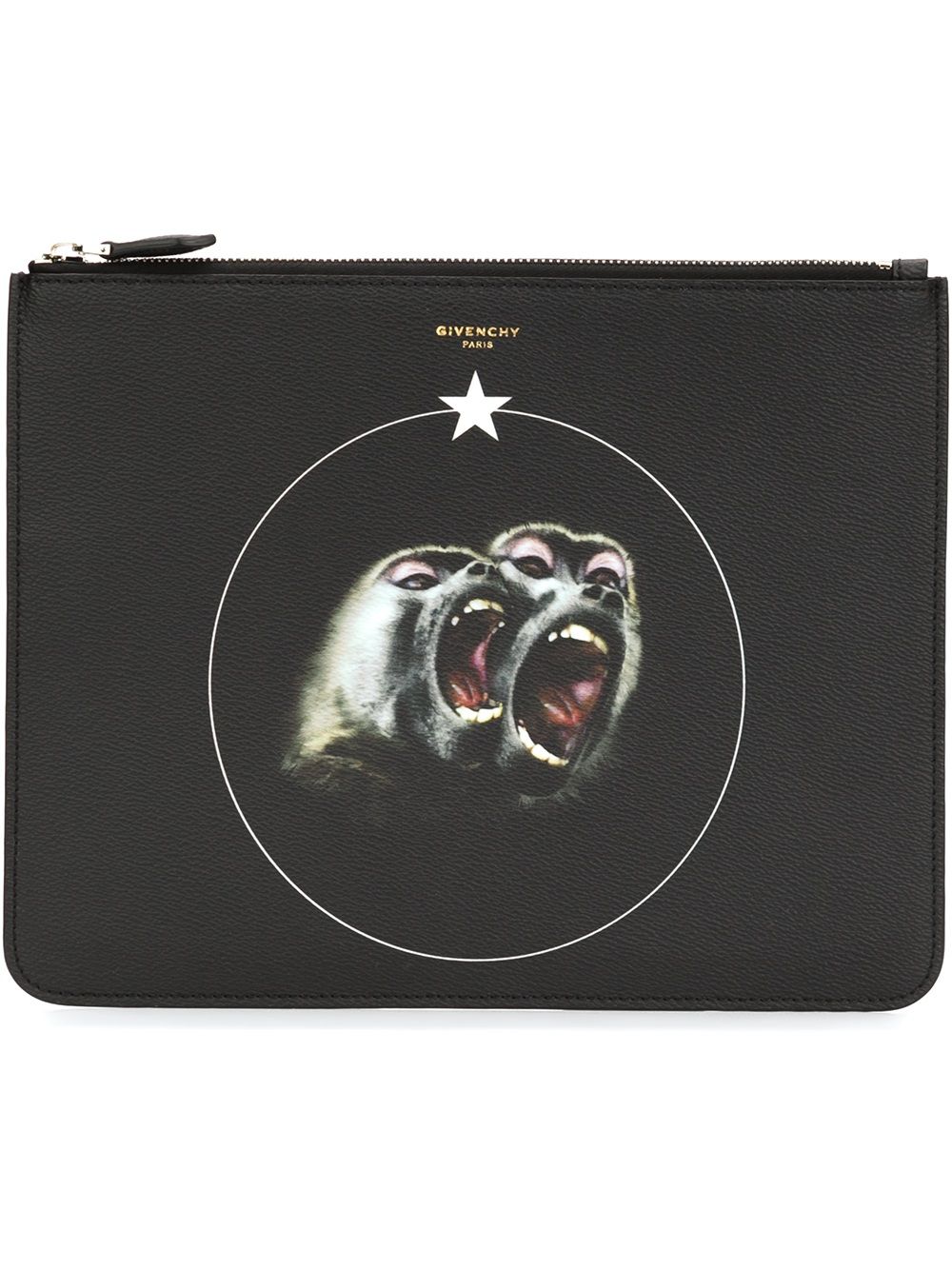 Givenchy Monkey Brothers Clutch $495 