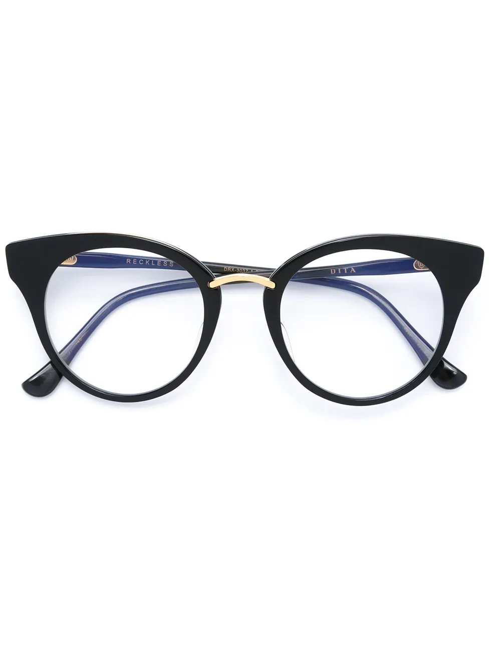 

Dita Eyewear round frame glasses - Black