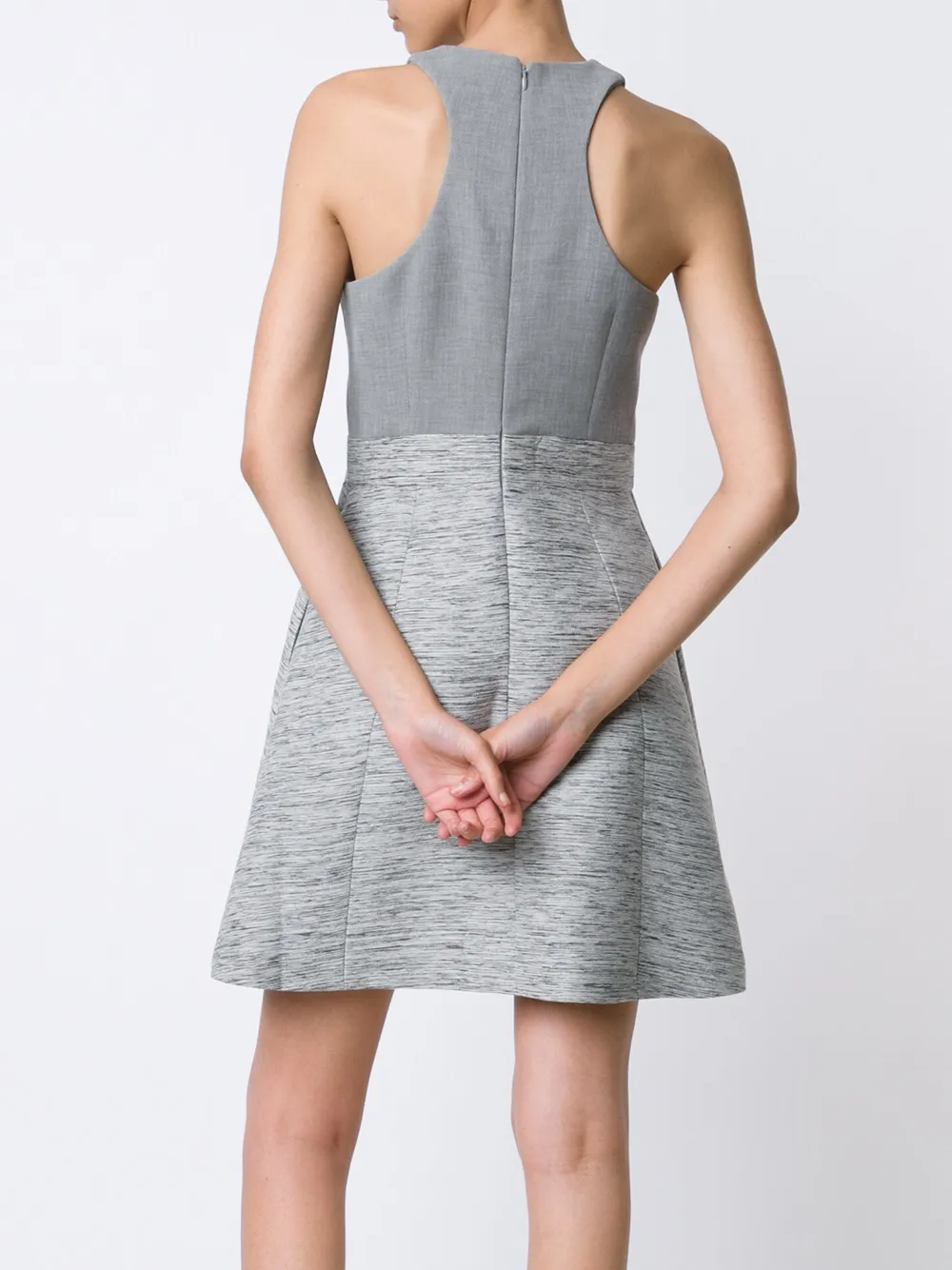 Alexander McQueen v-neck dress Grijs