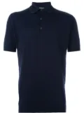 John Smedley classic polo shirt - Blue