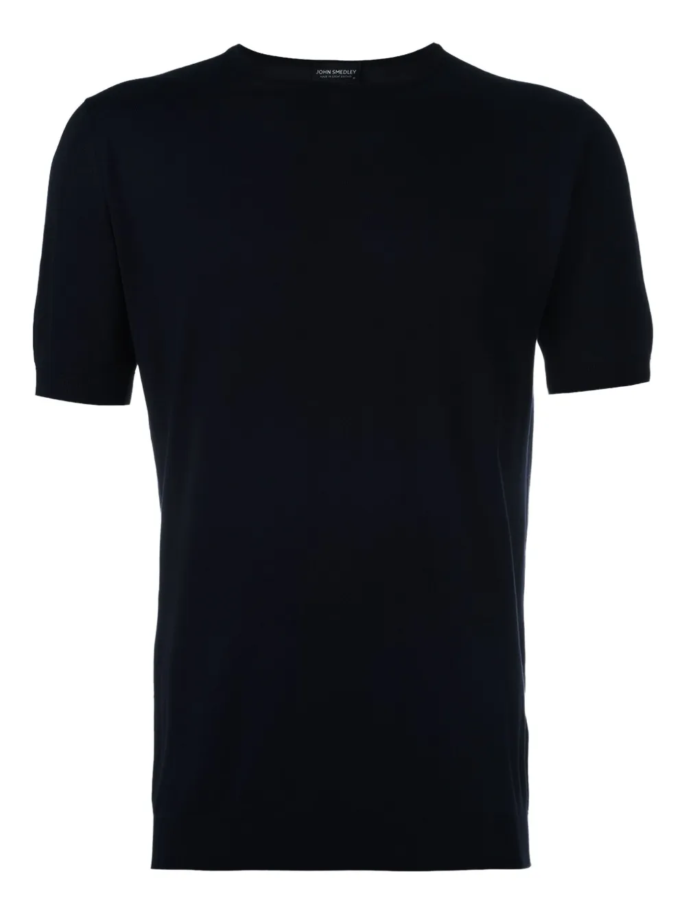 John Smedley fine knit short sleeve top | Blue | Image 1