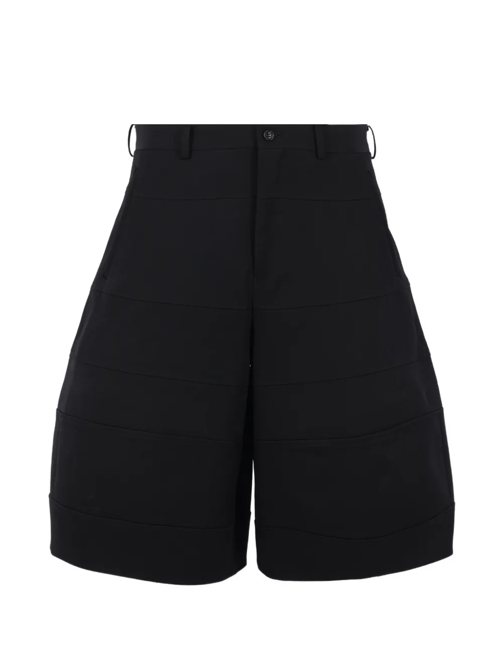 Comme des Garçons Homme Plus wide leg bermuda shorts - Nero