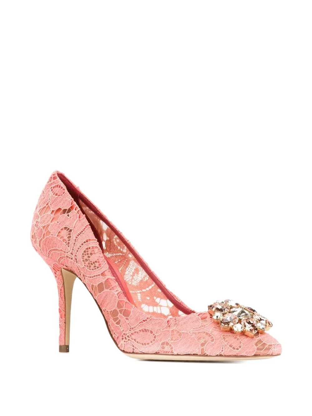 Dolce & Gabbana Pumps Lace Rainbow con spilla 90mm | Pumps con tacco | Image 2