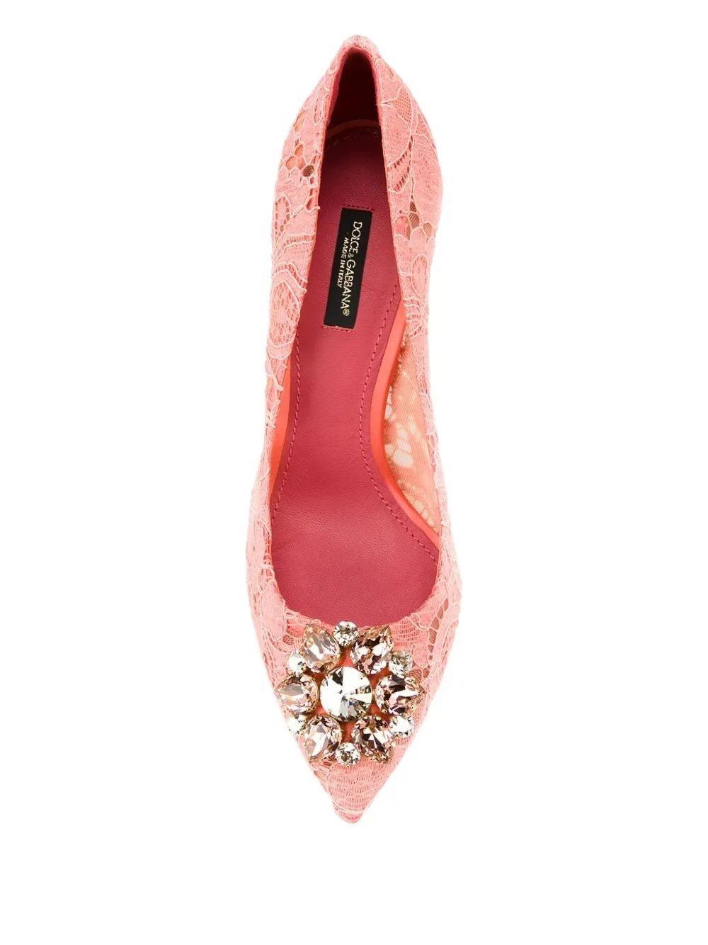Dolce & Gabbana Pumps Lace Rainbow con spilla 90mm | Scarpe | Image 4