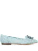 Image 1 of Dolce & Gabbana Vally Taormina lace ballerina shoes