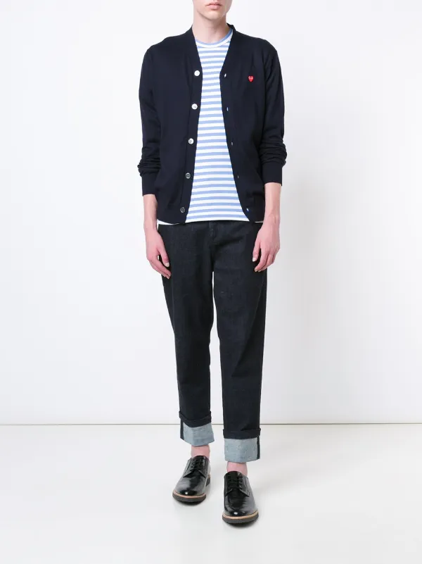 Comme Des Garçons Play ハートロゴ カーディガン 通販 - FARFETCH