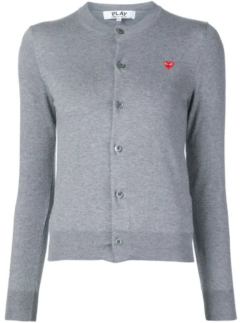 Comme Des Garçons Play mini heart logo cardigan