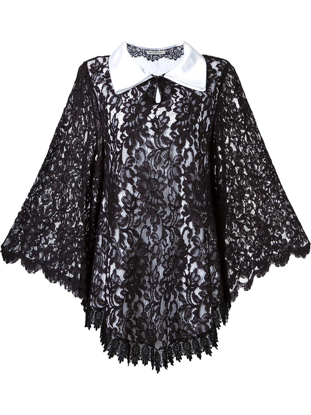 фото Martha medeiros lace overlay dress