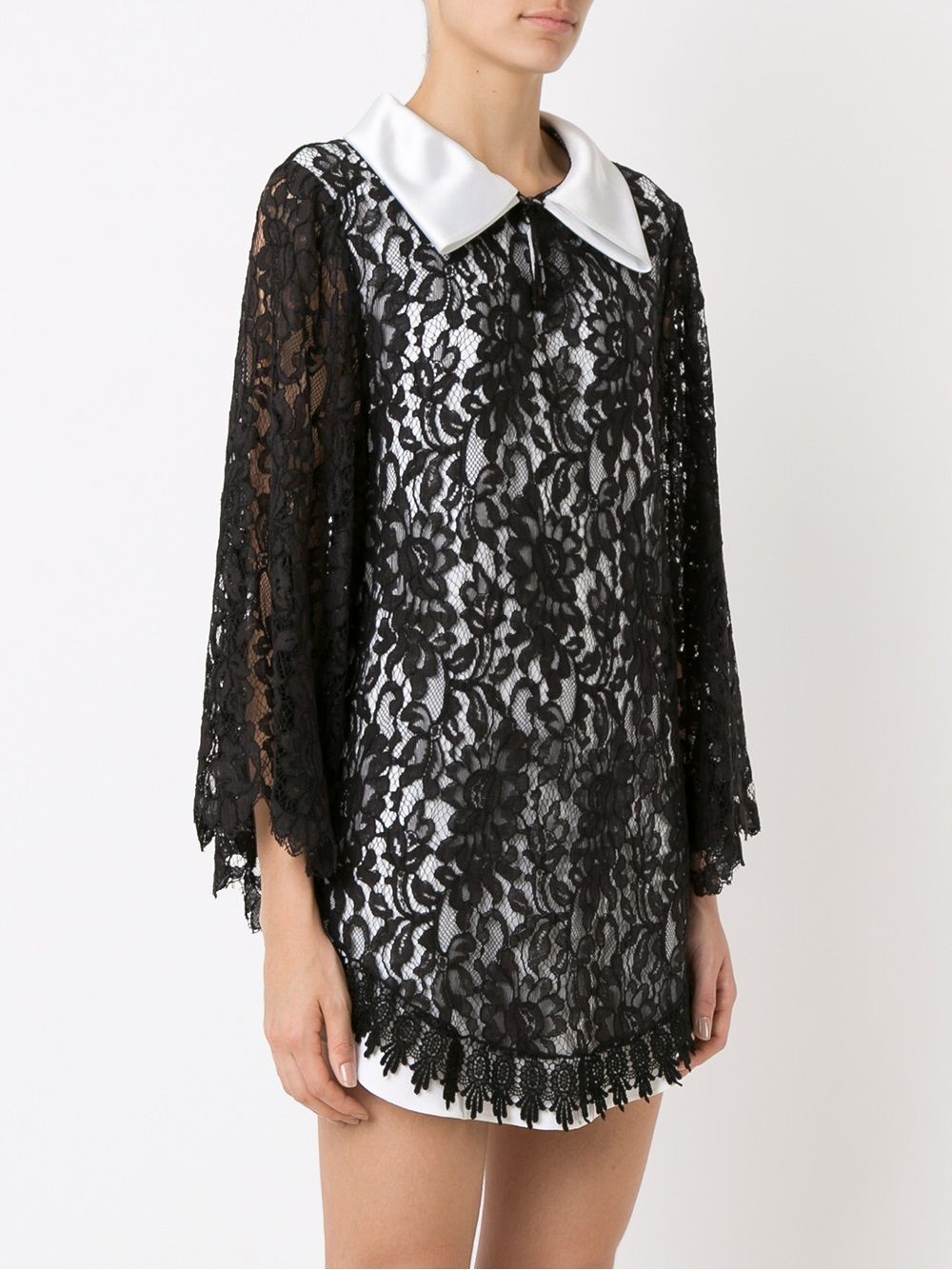 фото Martha medeiros lace overlay dress