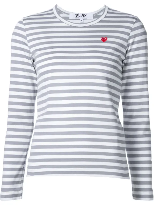 comme des garcons striped t shirt