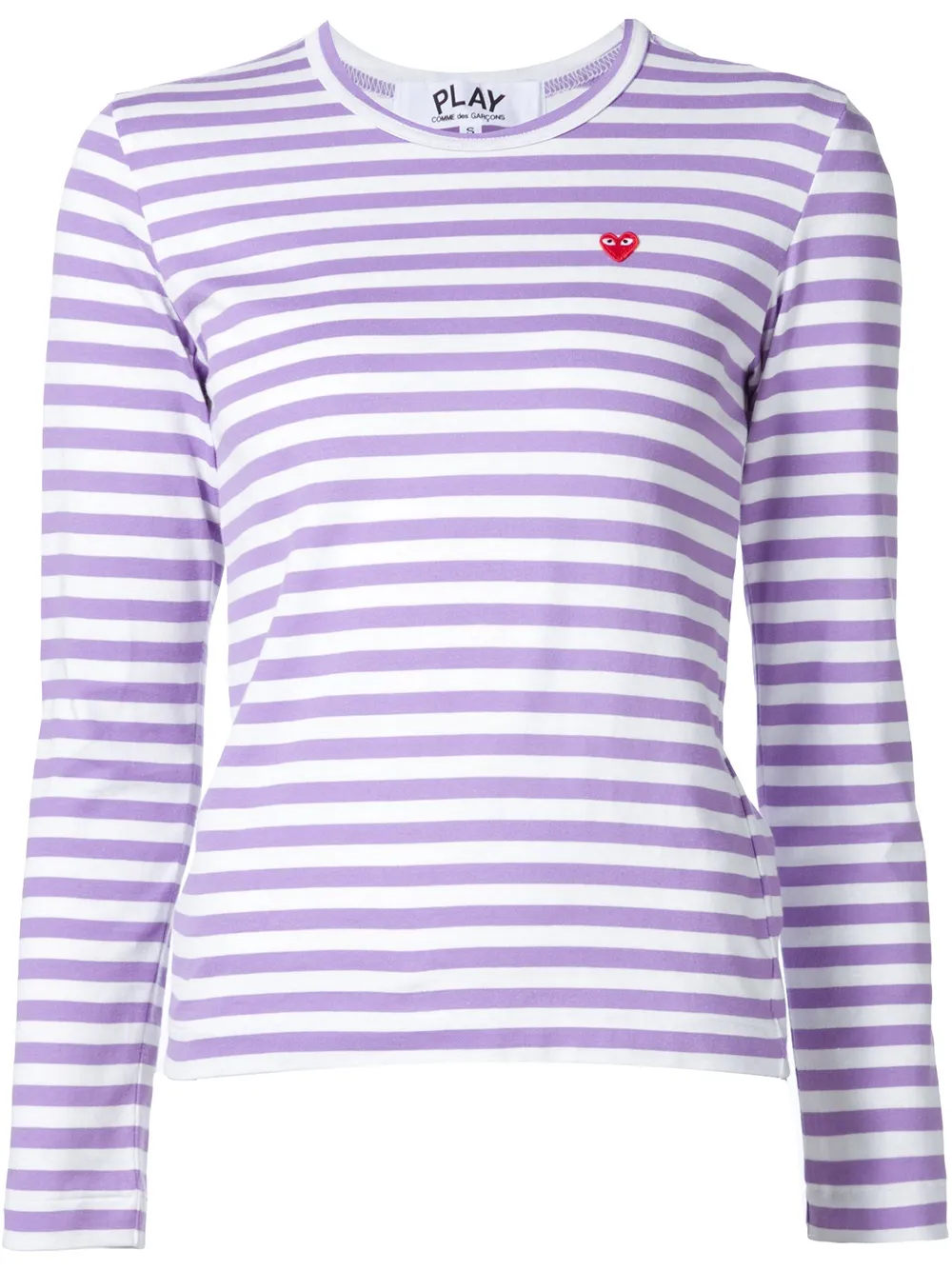 comme des garcons purple t shirt