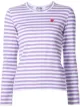 Bild 1 von Comme Des Garçons Play Gestreiftes Langarmshirt