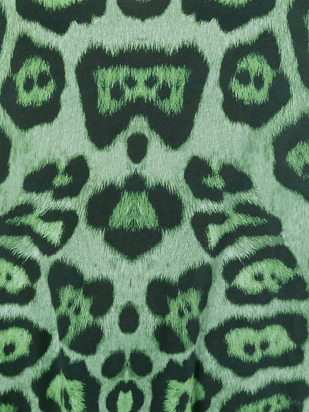 Givenchy leopard print T-shirt Groen