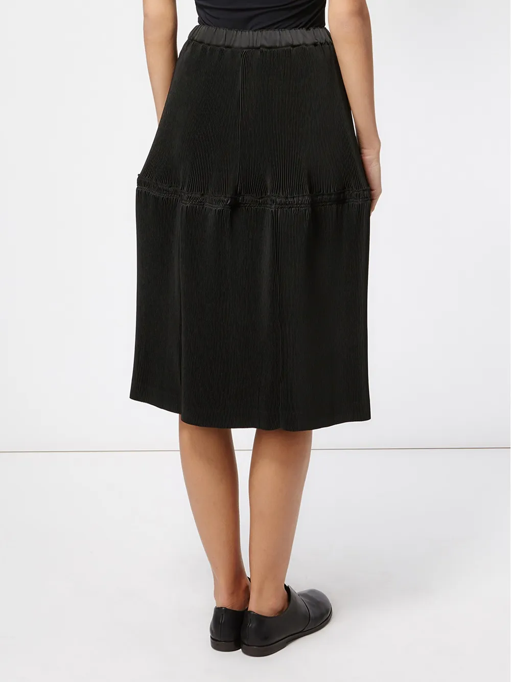 Comme Des Garçons Structured Skirt in Black, view 4