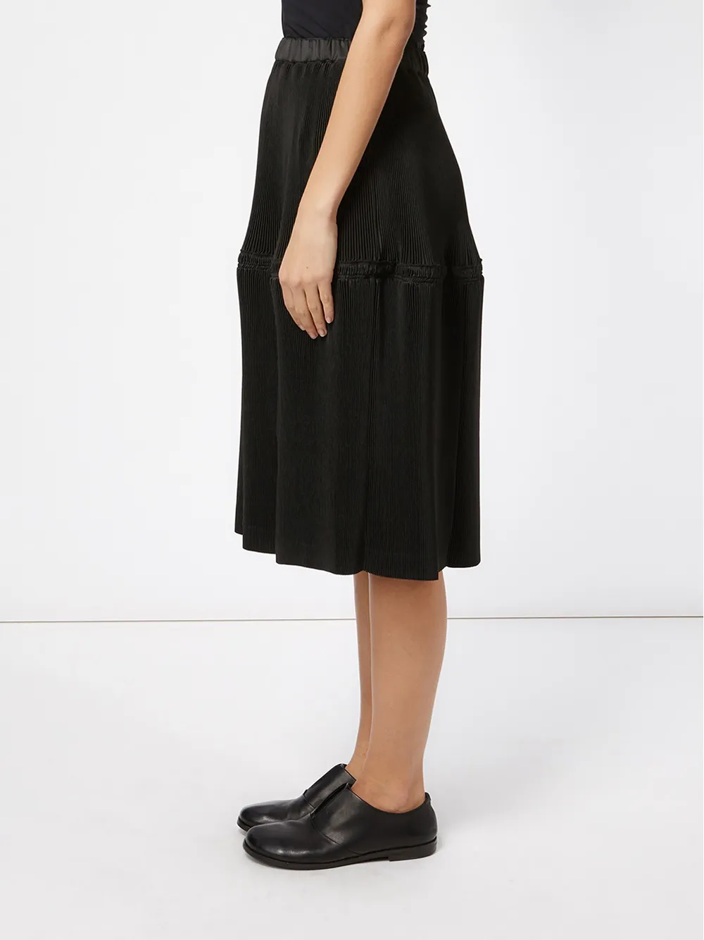 Comme Des Garçons Structured Skirt in Black, view 5