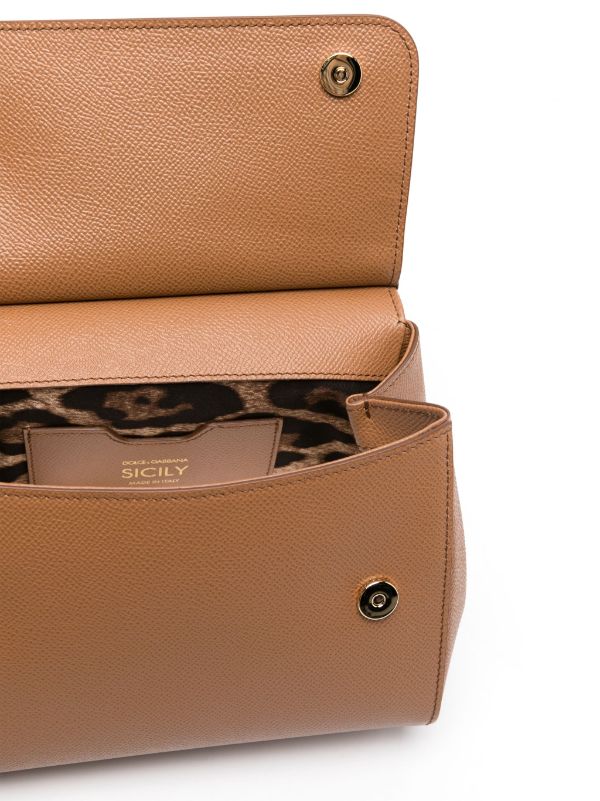 Dolce & Gabbana Small Sicily Leather Shoulder Bag - Farfetch
