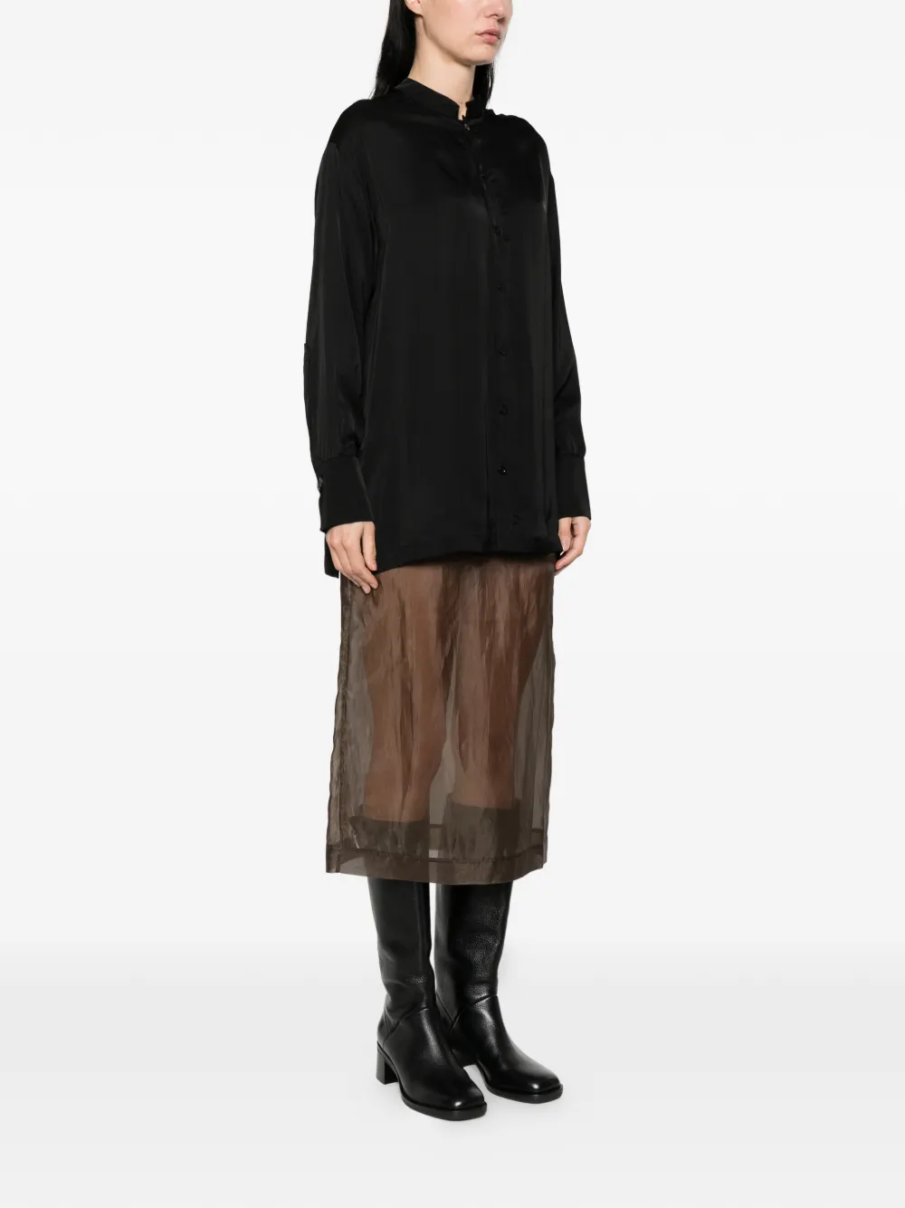  Thom Krom Button-up Shirt - Black 