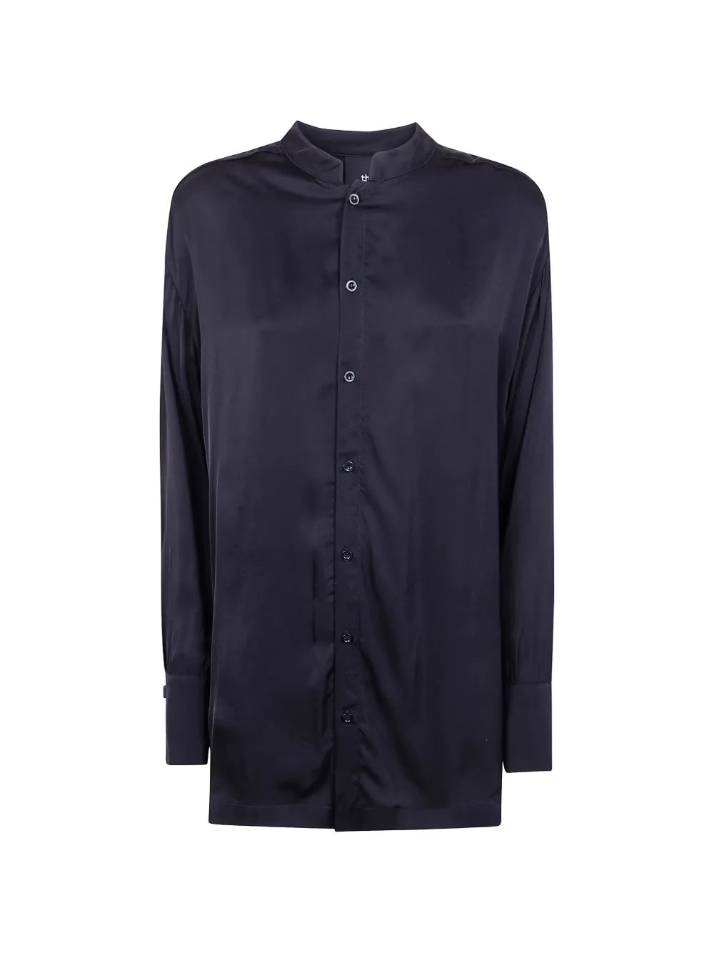 Thom Krom raw edge shirt dress - Nero