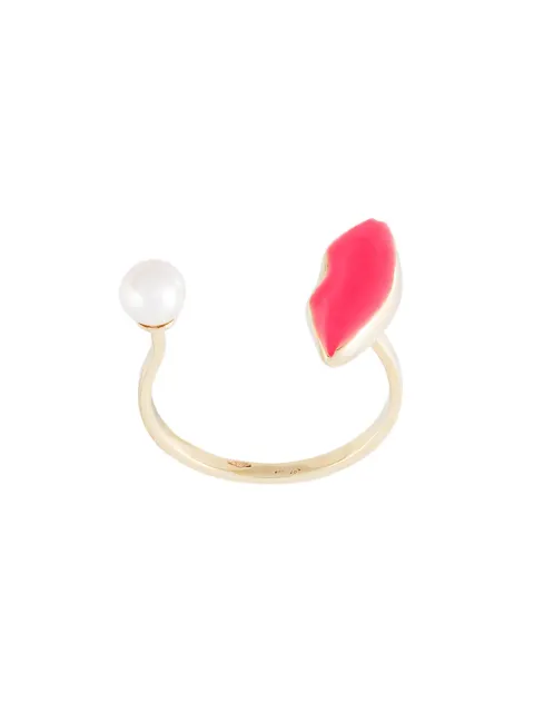 DELFINA DELETTREZ 'LIPS PIERCING' RING